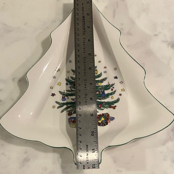 Vintage Nikko Christmas Tree Shaped Serving Plate - Picture 6 of 8